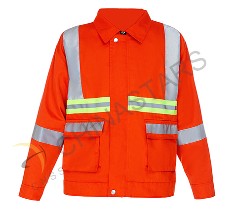 High visibility clothing for industry workers